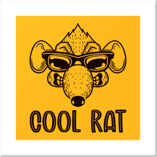 Cool Rat (Lineal) Posters and Art